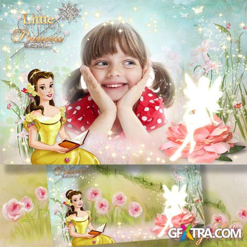 Photoframe for Girls - Little Princess, Fairy Grants Desire