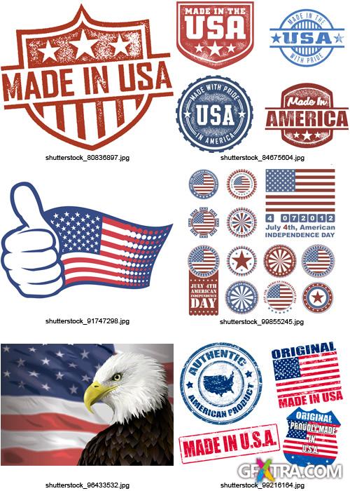 Amazing SS - USA Symbols, 25xEPS