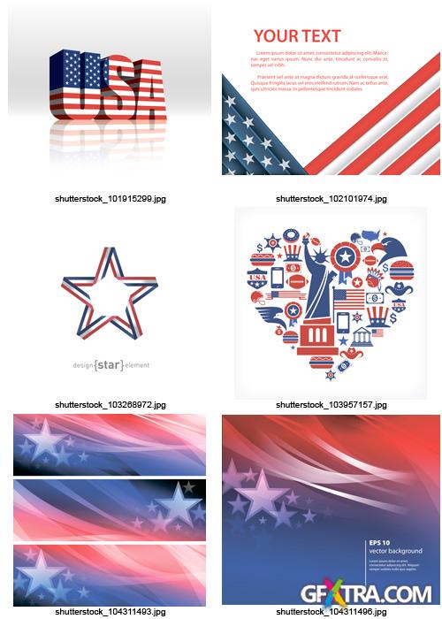 Amazing SS - USA Symbols, 25xEPS