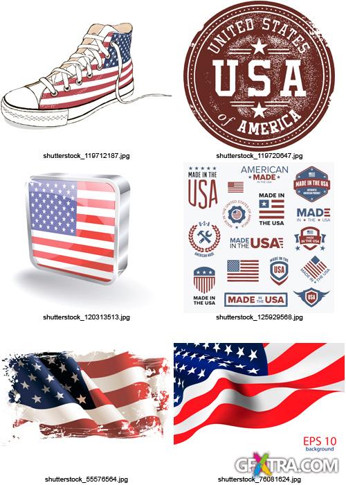 Amazing SS - USA Symbols, 25xEPS