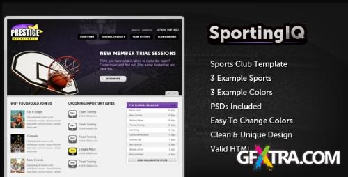 ThemeForest - Sporting IQ - HTML Sports Template