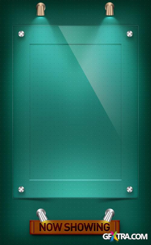 Acrylic Poster Frame PSD Template