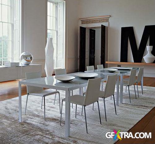 B&B Italia Furnitures - Tables, Chairs and Accessories 3D Model Collection