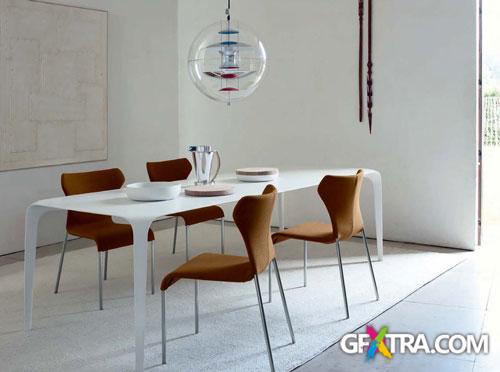 B&B Italia Furnitures - Tables, Chairs and Accessories 3D Model Collection