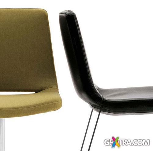 B&B Italia Furnitures - Tables, Chairs and Accessories 3D Model Collection