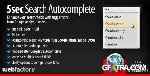 CodeCanyon - 5sec Search Autocomplete v1.0