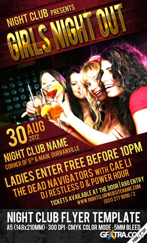 Night Club Party Flyer/Poster PSD Template