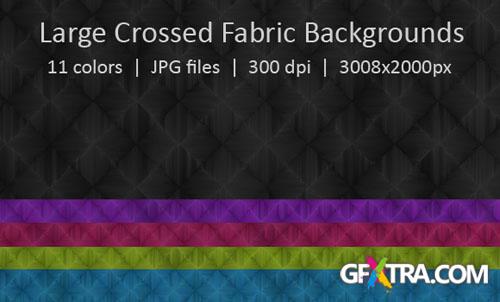 Large Crossed Fabric Backgrounds