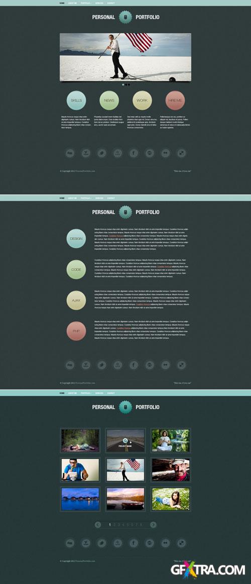 Portfolico PSD Template