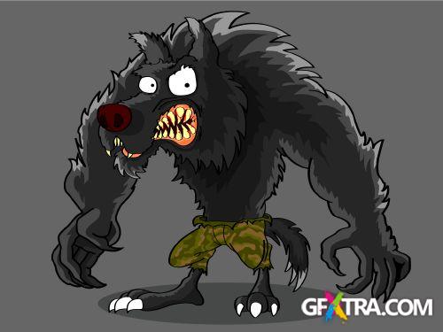 Monster Cartoons - Shutterstock 25xEPS