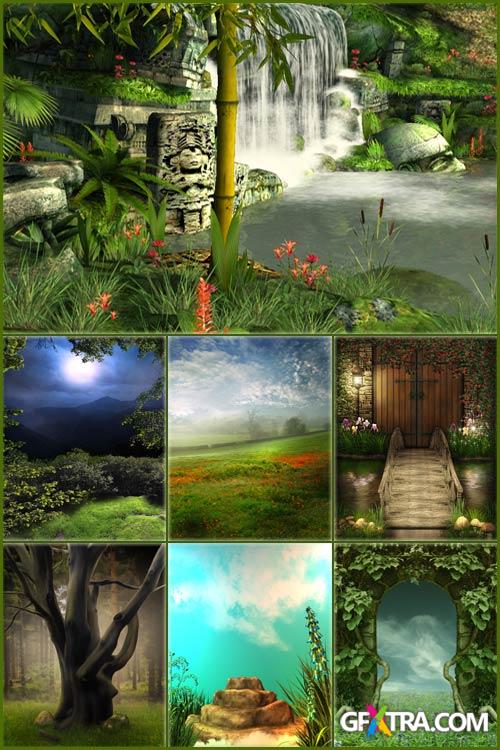 Backgrounds for Photoshop - Fairy Tale Fantasy 4