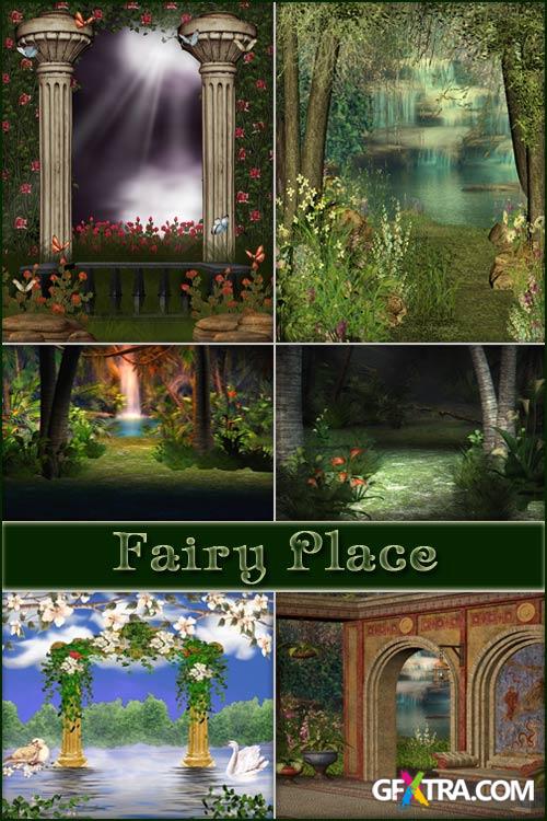 Backgrounds for Photoshop - Fairy-tale seats 3