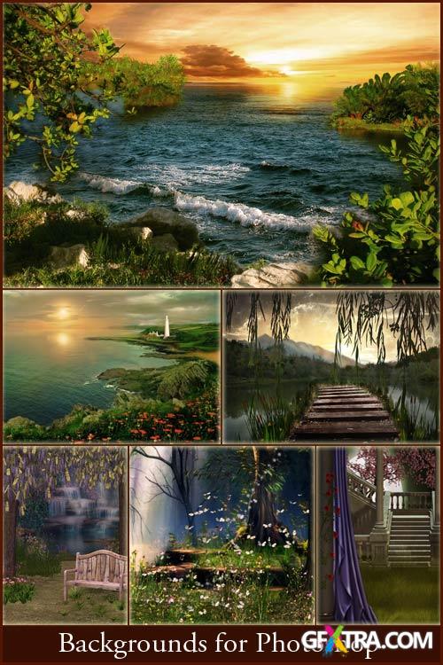 Backgrounds for Photoshop - Fairy-tale place 2