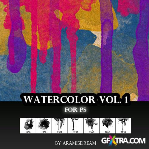 Watercolor Photoshop Brushes #1