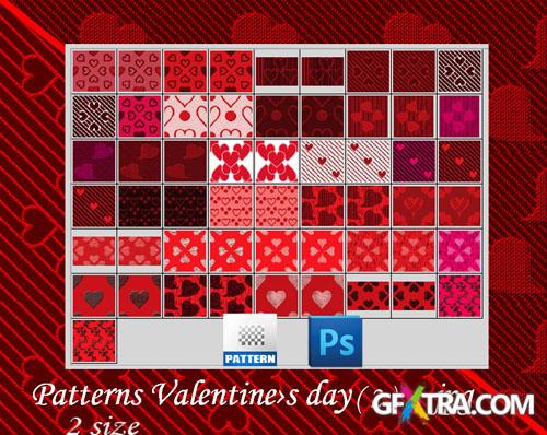 Valentine's Day Photoshop Patterns #2