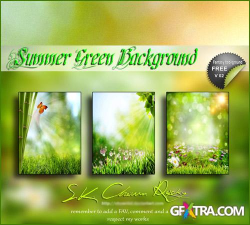 Summer backgrounds - for Photoshop