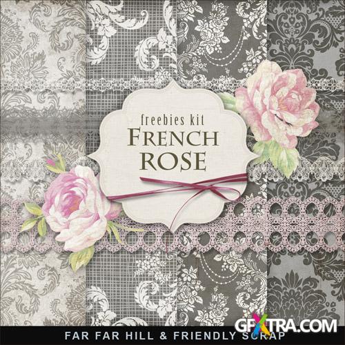 Scrap-set - French Rose