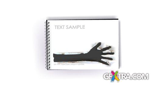 Hole In The Paper - Shutterstock 25xEPS