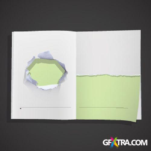 Hole In The Paper - Shutterstock 25xEPS