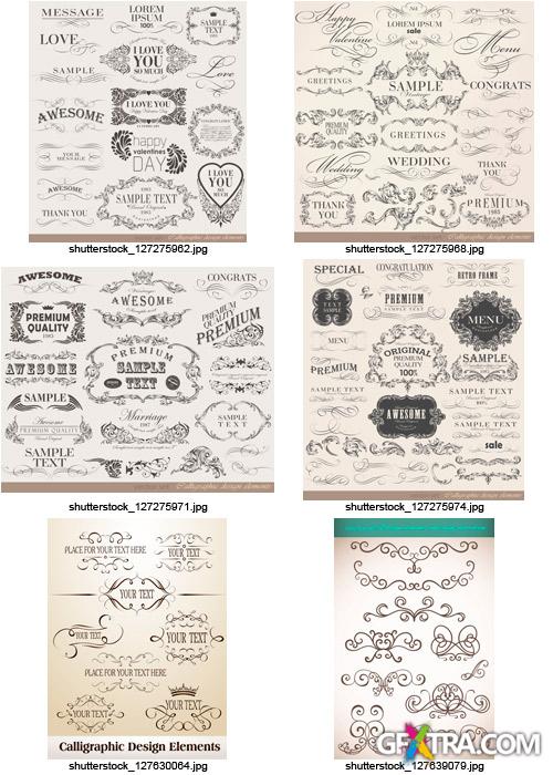 Amazing SS - Calligraphic Elements, 25xEPS