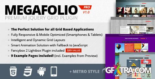 CodeCanyon - Megafolio Pro Responsive Grid JQuery Plugin