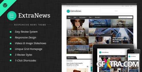 ThemeForest - ExtraNews v1.4.1 - Responsive News and Magazine Theme