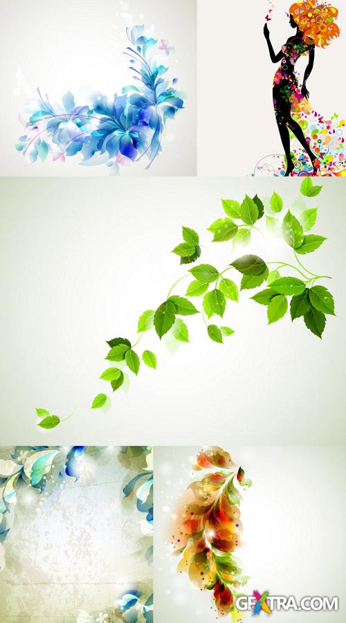 Backgrounds Vector Set #32