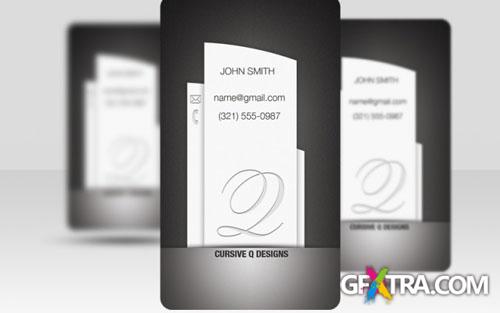 Pillar Business Card PSD Template