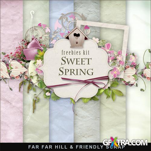 Scrap-set - Sweet Spring