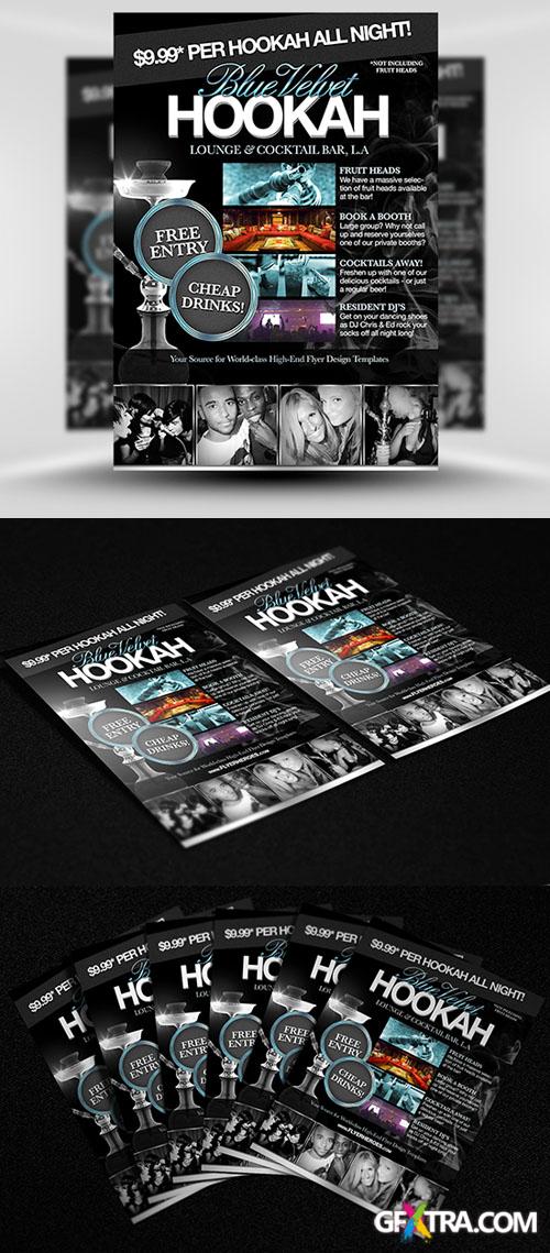 Hookah Lounge Party Flyer/Poster PSD Template