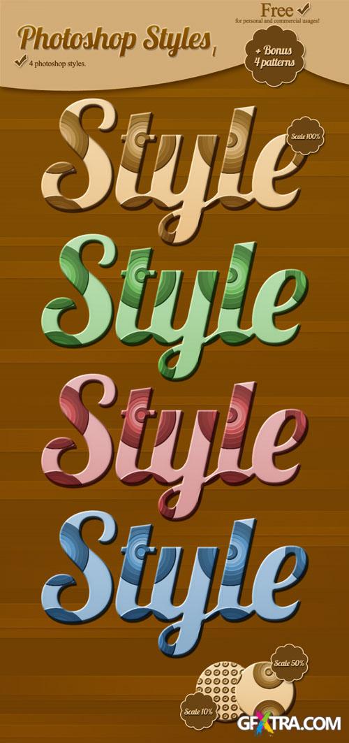 4 Premium Photoshop Styles