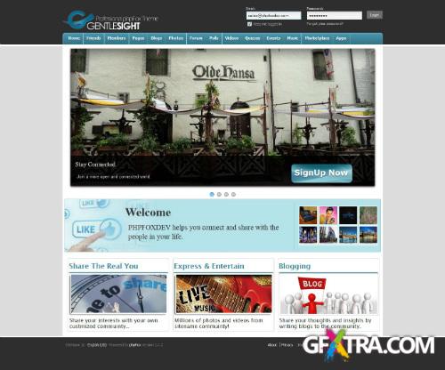 V3 GentleSight Theme - for phpFox 3.x
