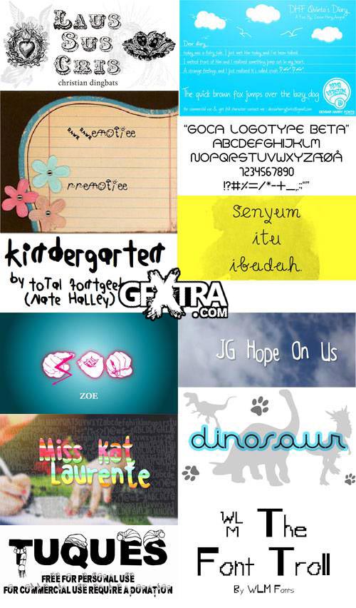 Fonts 2012, 616xTTFs