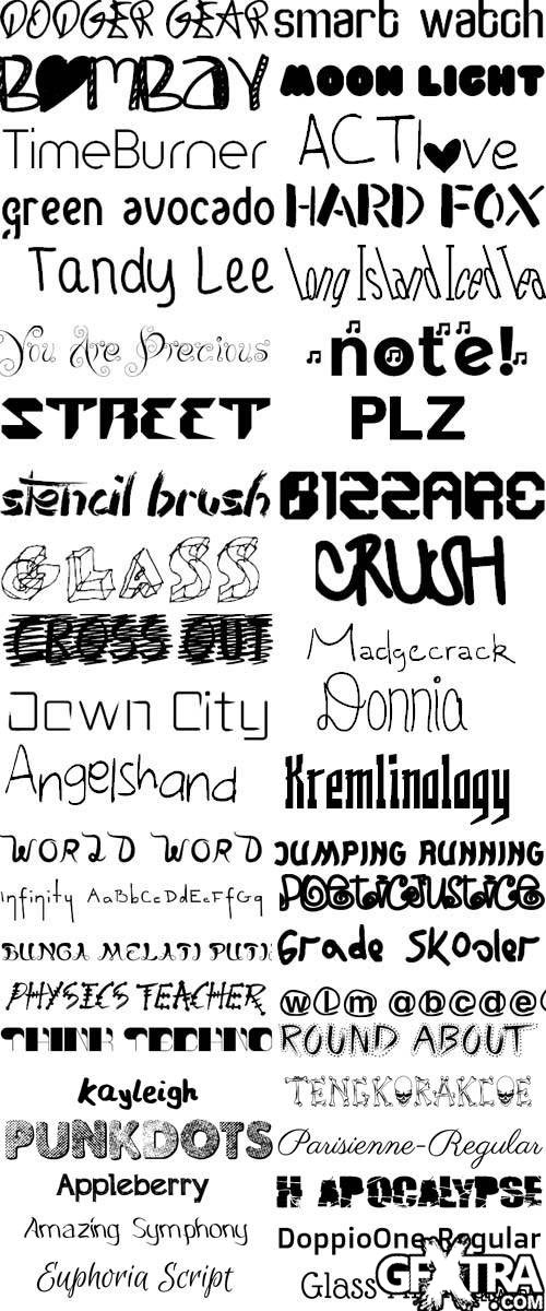 Fonts 2012, 616xTTFs