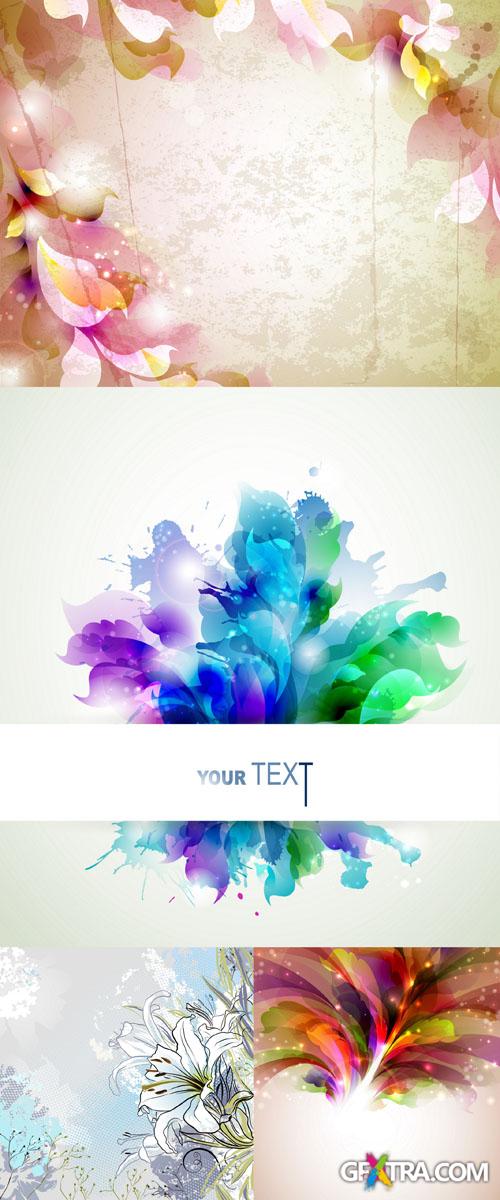 Backgrounds Vector Set #45