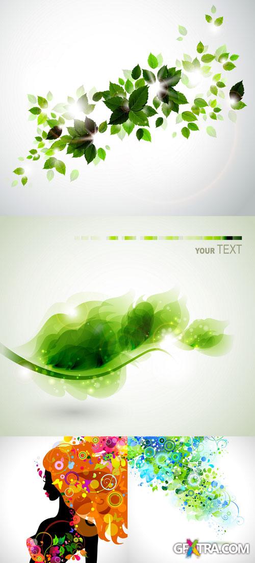 Backgrounds Vector Set #48