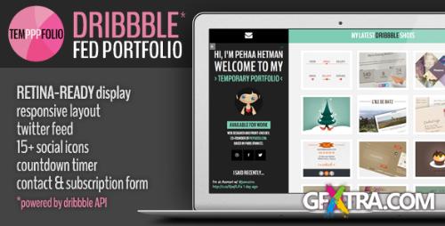 ThemeForest - Tempppfolio - Dribbble Fed Portfolio