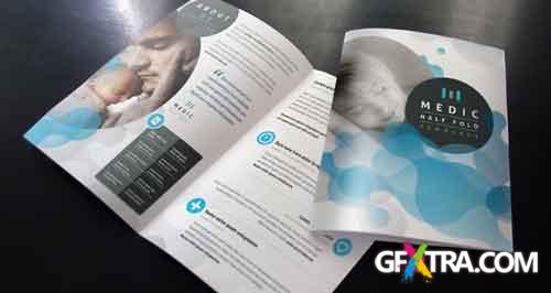 Medic Bi Fold Brochure Template - Pixeden - RETAIL