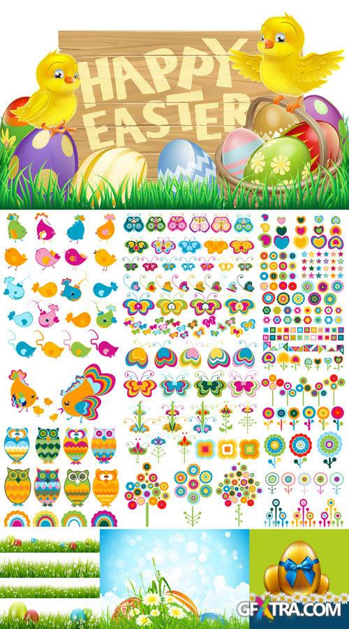 Easter Vector Set #4