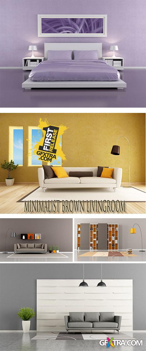 Stock Photo: Room interior in style of minimalism