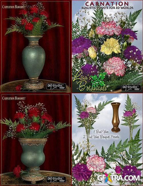 Lisa's Botanicals - Full Collection of Plants for Daz3D