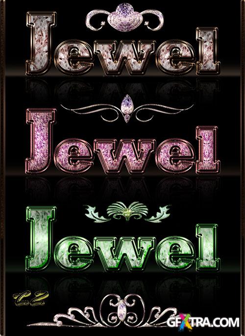 Jewel Photoshop Styles