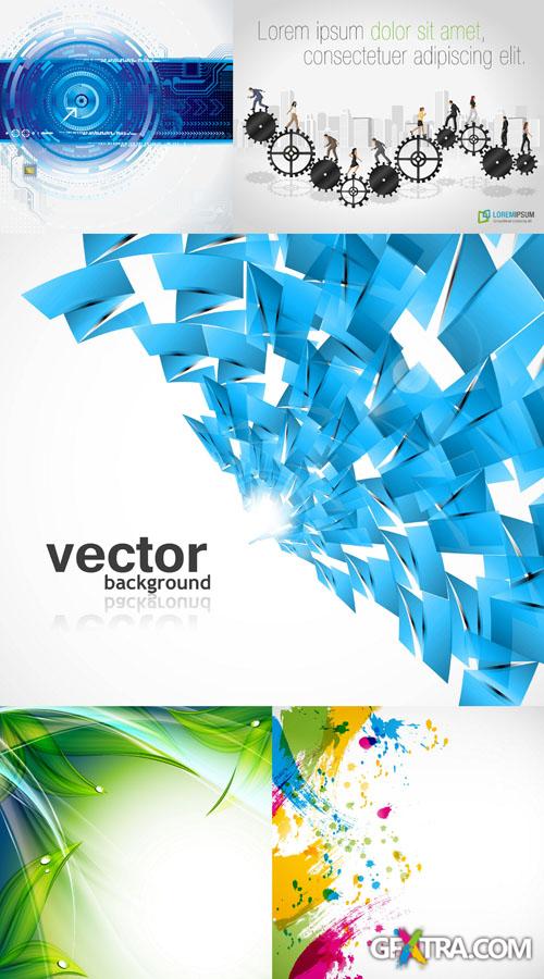 Backgrounds Vector Set #54