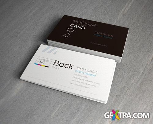 Business Card Mock-Up PSD Template #2