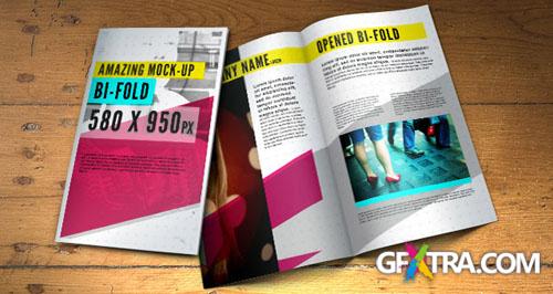 Bifold Brochure Mock-Up PSD Template