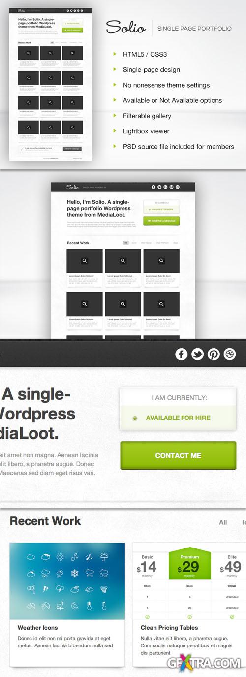 MediaLoot - Solio - Wordpress Theme