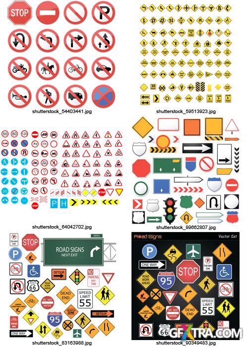 Amazing SS - Road Signs, 25xEPS