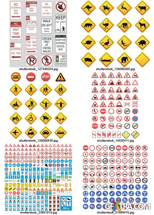 Amazing SS - Road Signs, 25xEPS