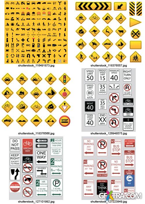 Amazing SS - Road Signs, 25xEPS