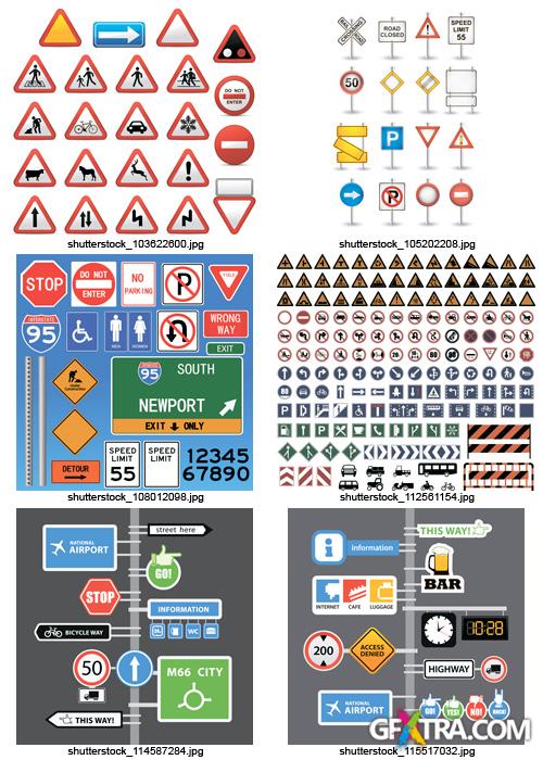 Amazing SS - Road Signs, 25xEPS